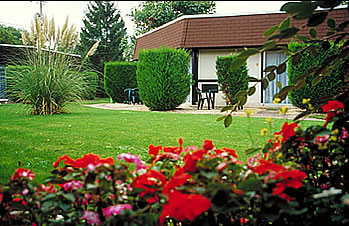 Garden in front of Rooms 1 and 2
