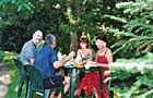 Breakfast in the garden